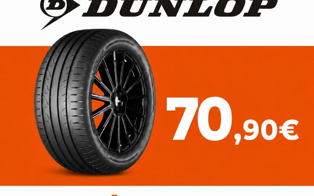 Offre spéciale Pneus Dunlop à partir de 70,90 €